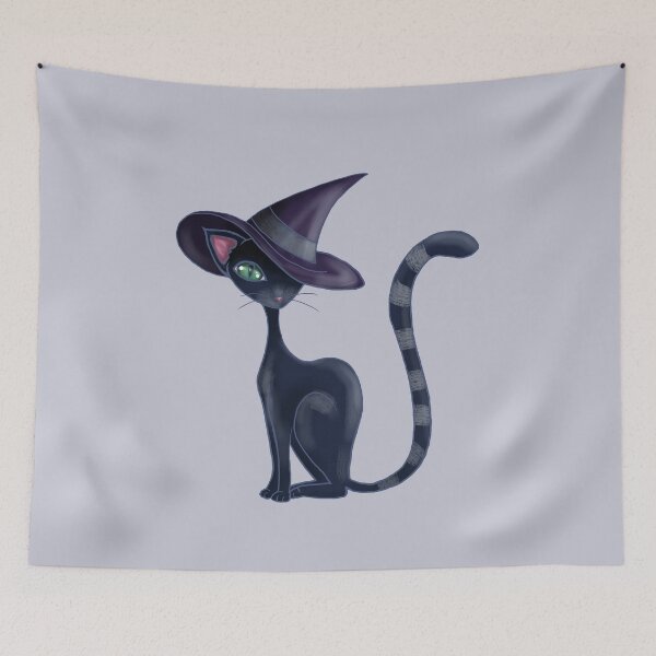 Item preview, Witch's cat designed and sold by Ana Milojević.