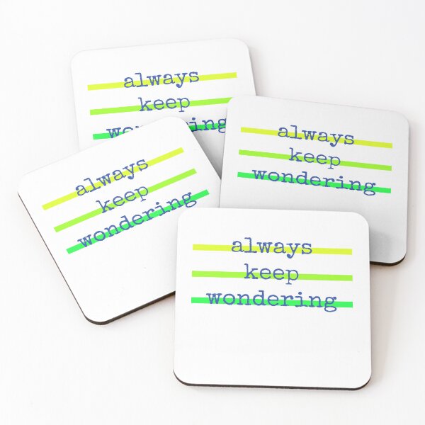 Item preview, Always keep wondering designed and sold by PipAndTheSea.