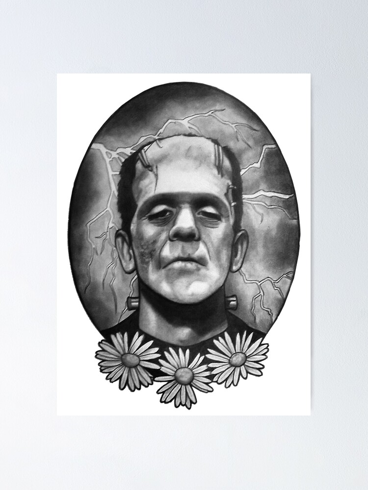 "Boris Karloff as Frankenstein's Monster" Poster for Sale by