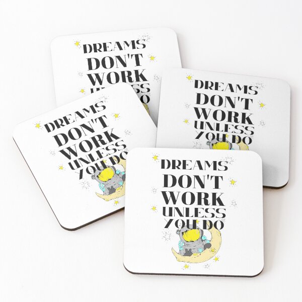 Item preview, Dreams don't work unless you do designed and sold by Amandalee Jones.