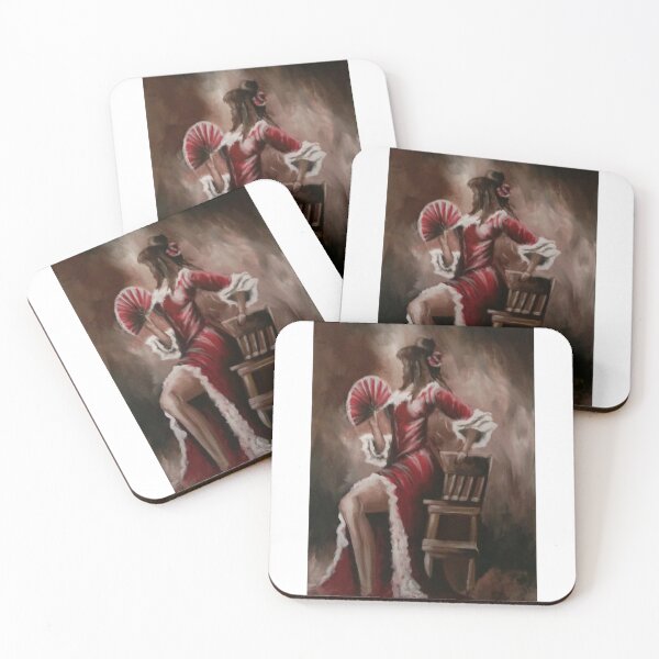 Item preview, The red fan  designed and sold by atouchofcanvas.