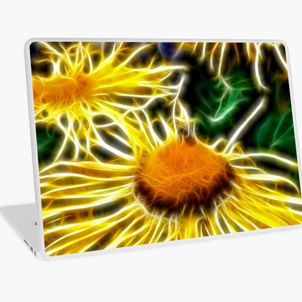 Flames of Elecampane Laptop Skin