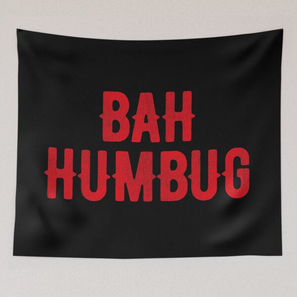 Item preview, Bah Humbug (red) designed and sold by mrshelenbee.