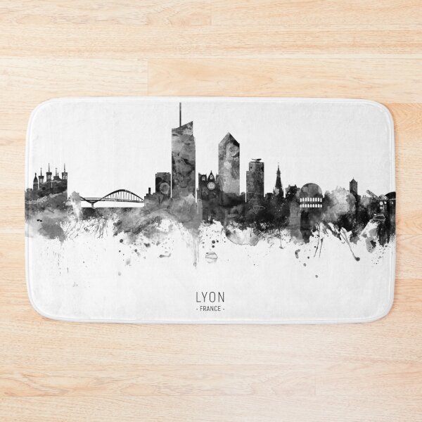 Item preview, Lyon France Skyline designed and sold by ArtPrints.