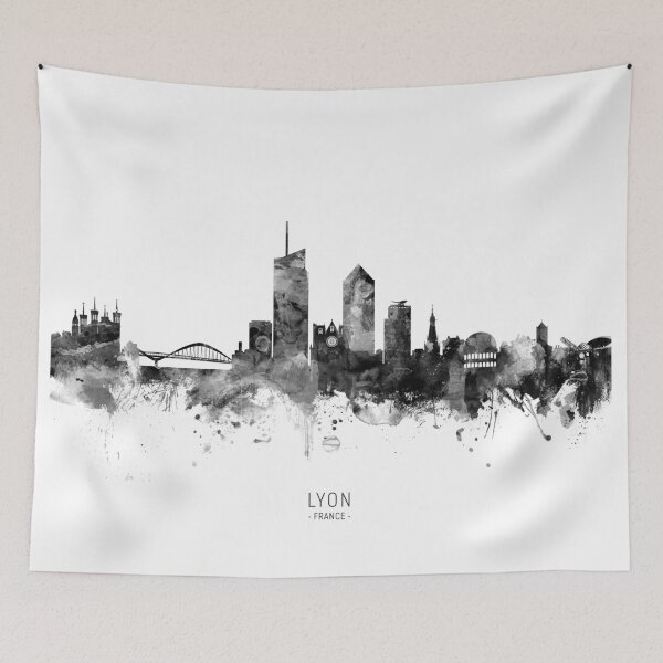 Item preview, Lyon France Skyline designed and sold by ArtPrints.