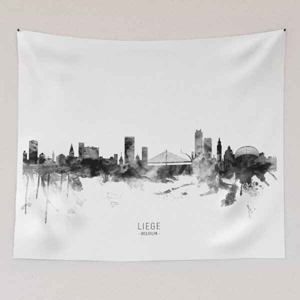 Item preview, Liege Belgium Skyline designed and sold by ArtPrints.
