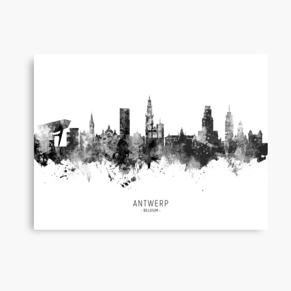 Item preview, Antwerp Belgium Skyline designed and sold by MICHAEL TOMPSETT.