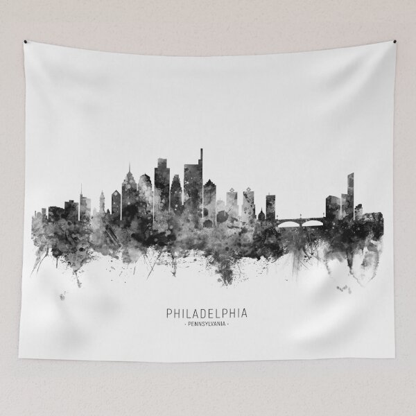 Item preview, Philadelphia Pennsylvania Skyline designed and sold by ArtPrints.