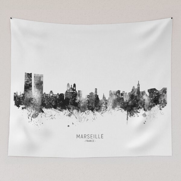 Item preview, Marseille France Skyline designed and sold by ArtPrints.