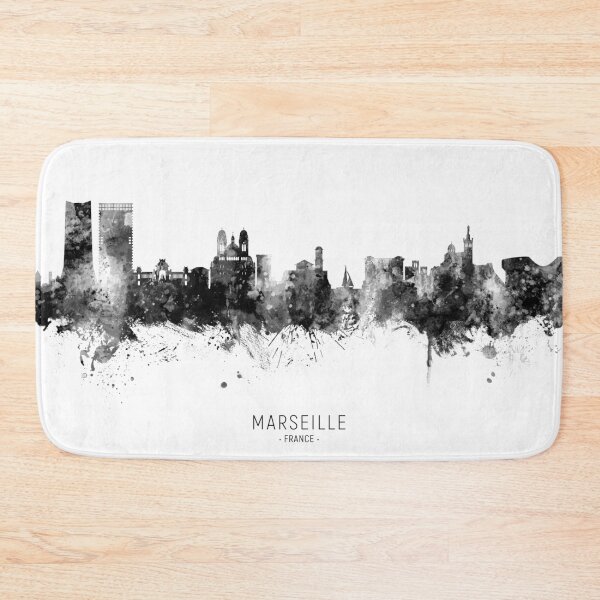 Item preview, Marseille France Skyline designed and sold by ArtPrints.