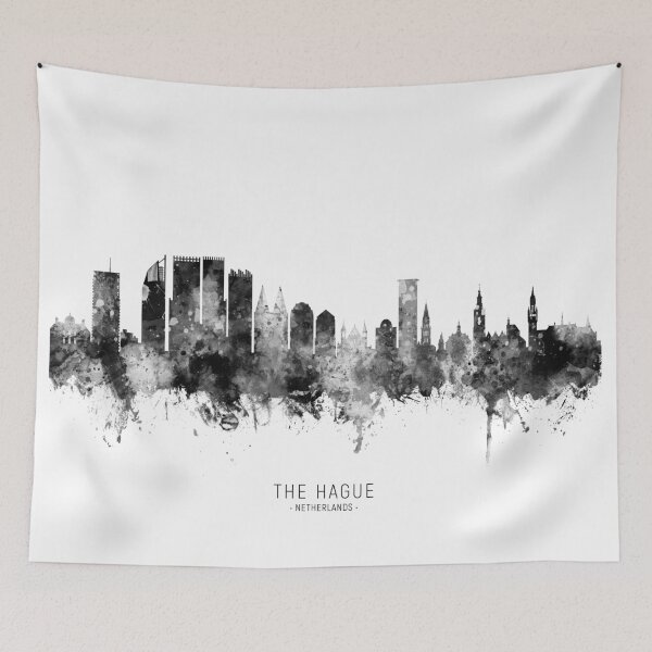 Item preview, The Hague Netherlands Skyline designed and sold by ArtPrints.