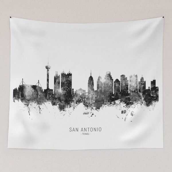 Item preview, San Antonio Texas Skyline designed and sold by ArtPrints.