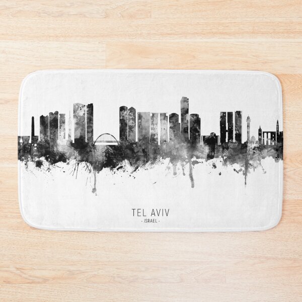 Item preview, Tel Aviv Israel Skyline designed and sold by ArtPrints.