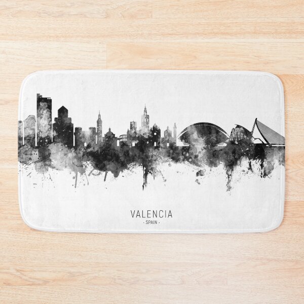 Item preview, Valencia Spain Skyline designed and sold by ArtPrints.
