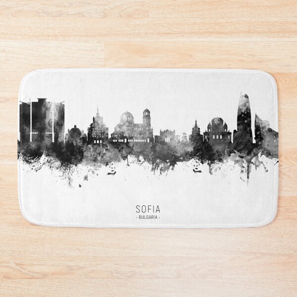 Item preview, Sofia Bulgaria Skyline designed and sold by ArtPrints.