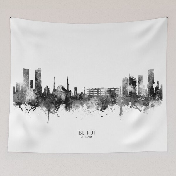 Item preview, Beirut Lebanon Skyline designed and sold by ArtPrints.