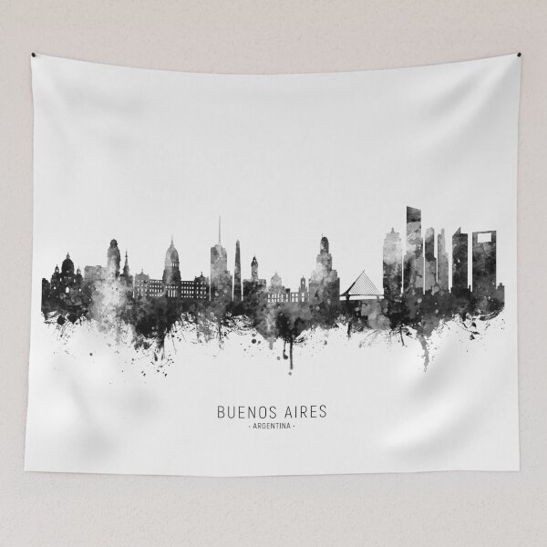 Item preview, Buenos Aires Argentina Skyline designed and sold by ArtPrints.
