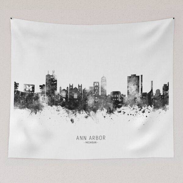 Item preview, Ann Arbor Michigan Skyline designed and sold by ArtPrints.