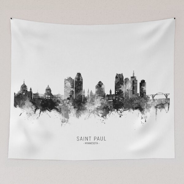 Item preview, Saint Paul Minnesota Skyline designed and sold by ArtPrints.