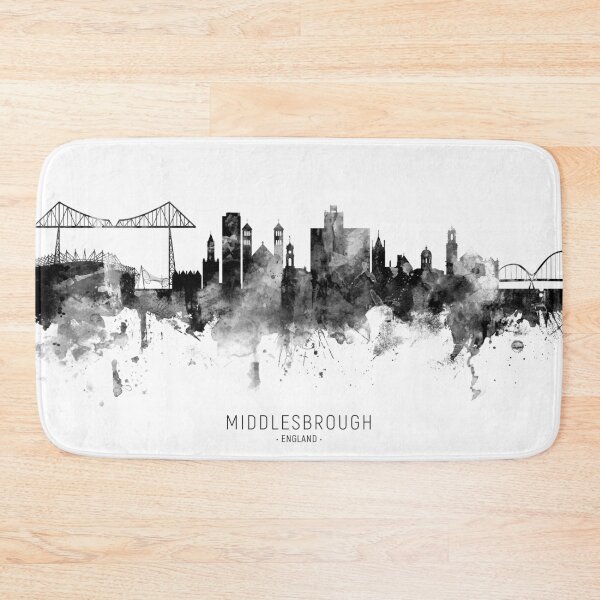 Item preview, Middlesbrough England Skyline designed and sold by ArtPrints.