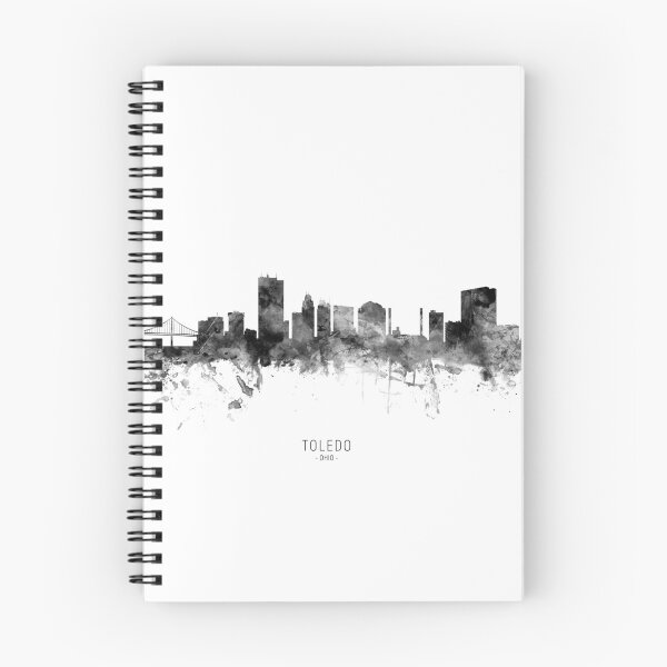 Aperçu de l'œuvre Toledo Ohio Skyline créée et vendue par ArtPrints.