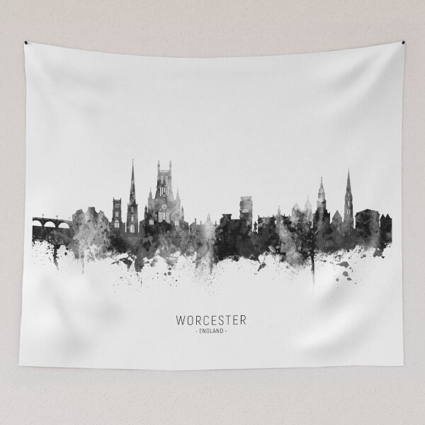 Item preview, Worcester England Skyline designed and sold by ArtPrints.