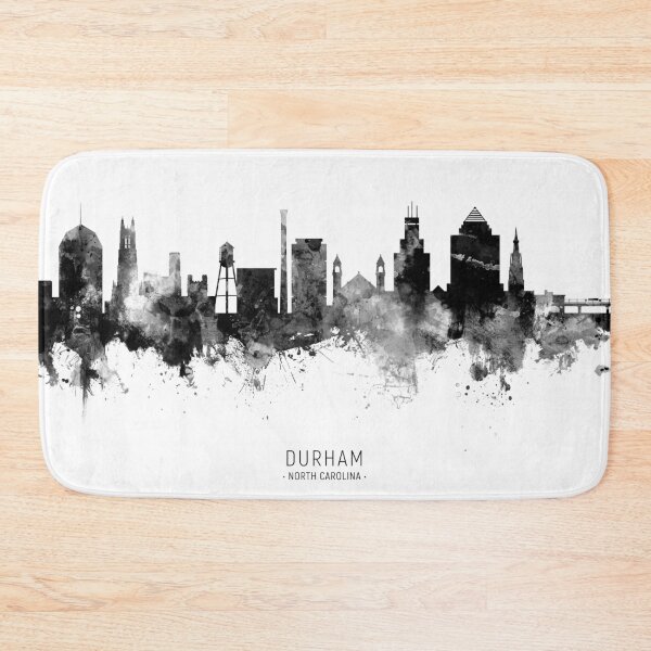 Item preview, Durham North Carolina Skyline designed and sold by ArtPrints.