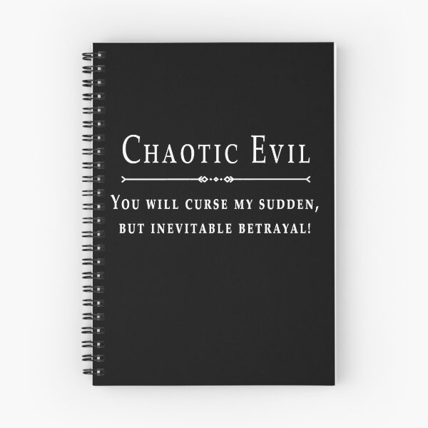 Item preview, Chaotic Evil Roleplaying Alignment Schwag designed and sold by cmaitken85.