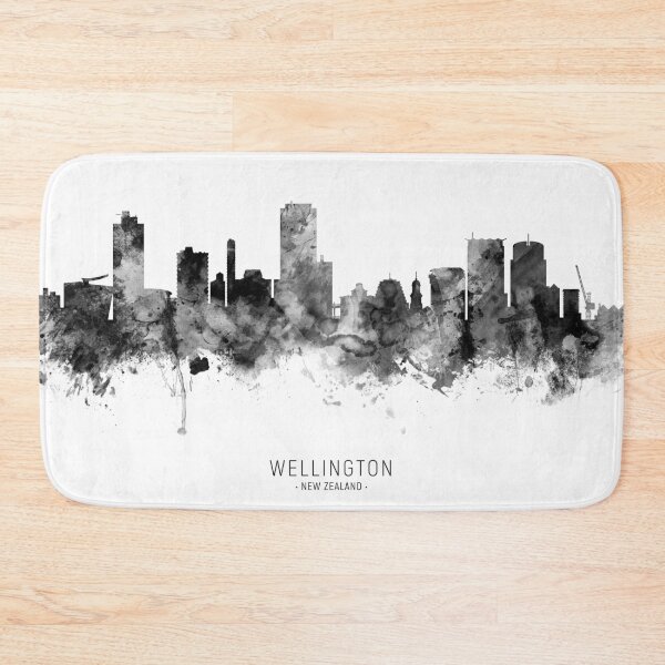 Item preview, Wellington New Zealand Skyline designed and sold by ArtPrints.
