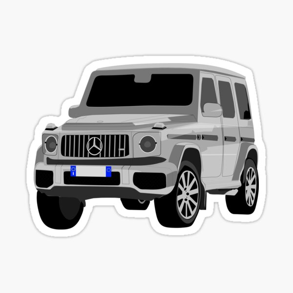 4x4 SUV Auto im Gelände Sticker