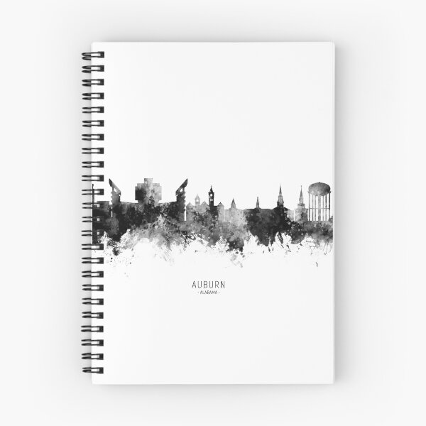 Aperçu de l'œuvre Auburn Alabama Skyline créée et vendue par ArtPrints.