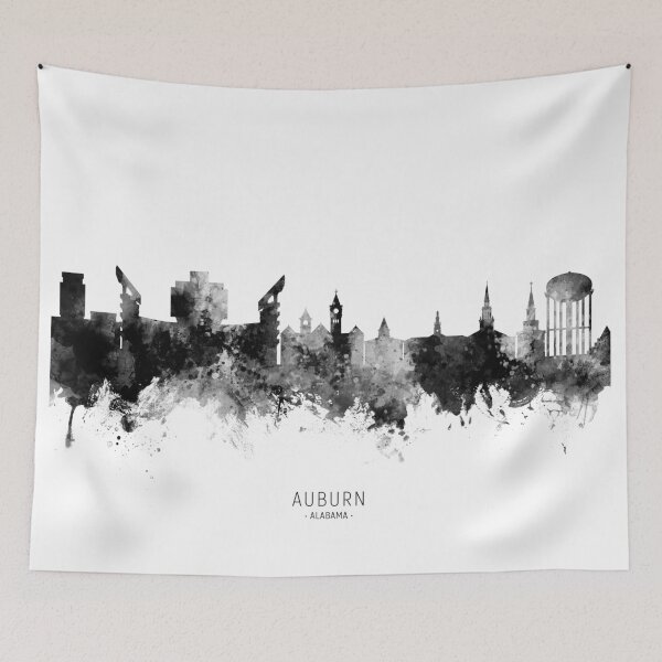 Item preview, Auburn Alabama Skyline designed and sold by ArtPrints.
