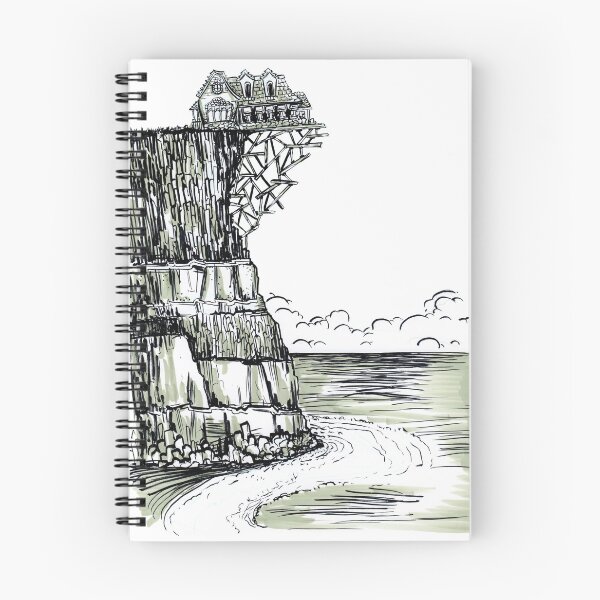 Item preview, House on the Cliff designed and sold by Billi French Illustrations.