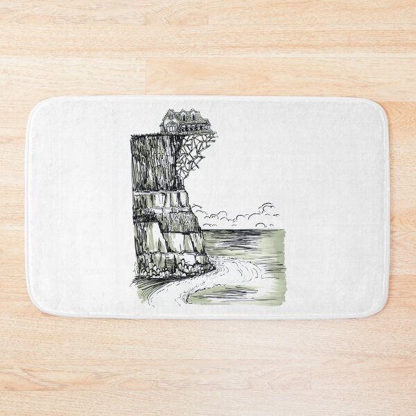 Item preview, House on the Cliff designed and sold by Billi French Illustrations.