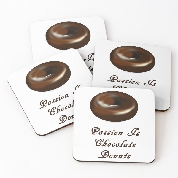 Item preview, passion is chocolate donuts designed and sold by nannadesign.