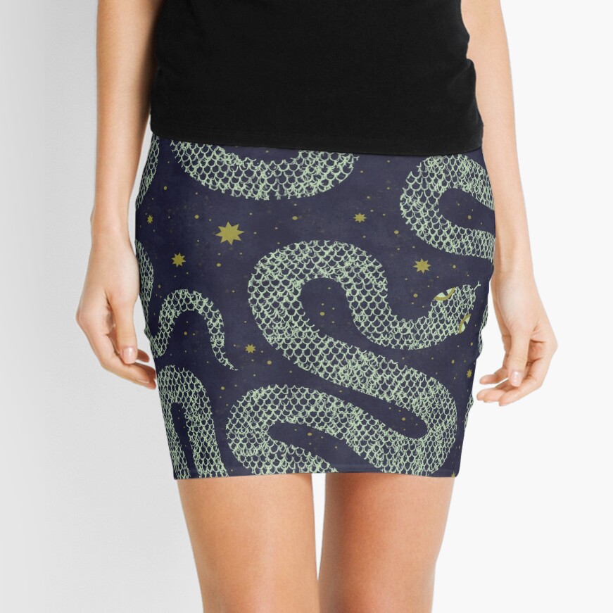 Space Serpent Mini Skirt