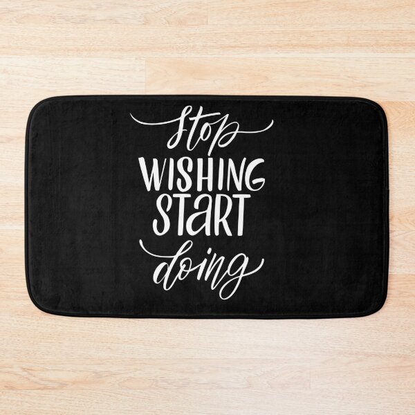 Item preview, Stop Wishing Start Doing Inspirational Quotes designed and sold by ProjectX23.