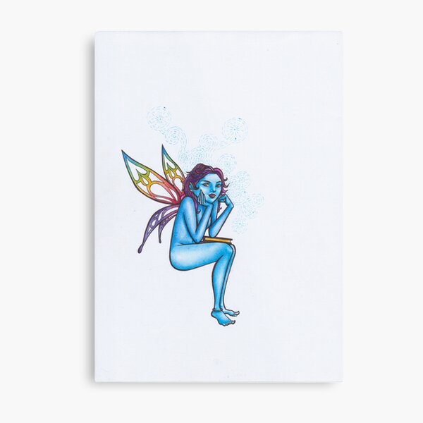 The Blue Fairy Metal Print