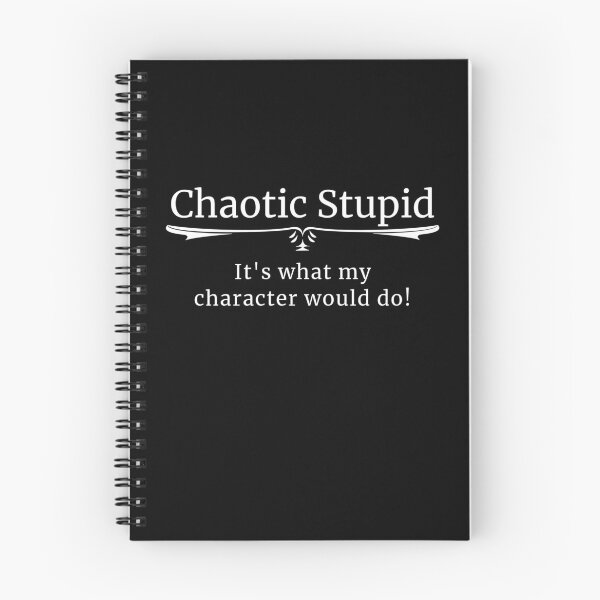 Item preview, Chaotic Stupid Silly Roleplaying Alignment Schwag designed and sold by cmaitken85.