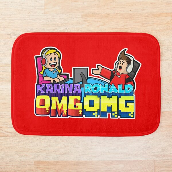 Karing Omg Bath Mats Redbubble - ronald omg roblox bloxburg with karina