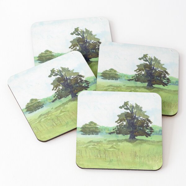 Item preview, Watercolour of a Meadow in Melbourne, Derbyshire designed and sold by WaterGardens.