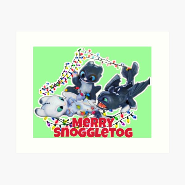 Aperçu de l'œuvre Veilleuses originales Snoggletog créée et vendue par StorybookSwan.