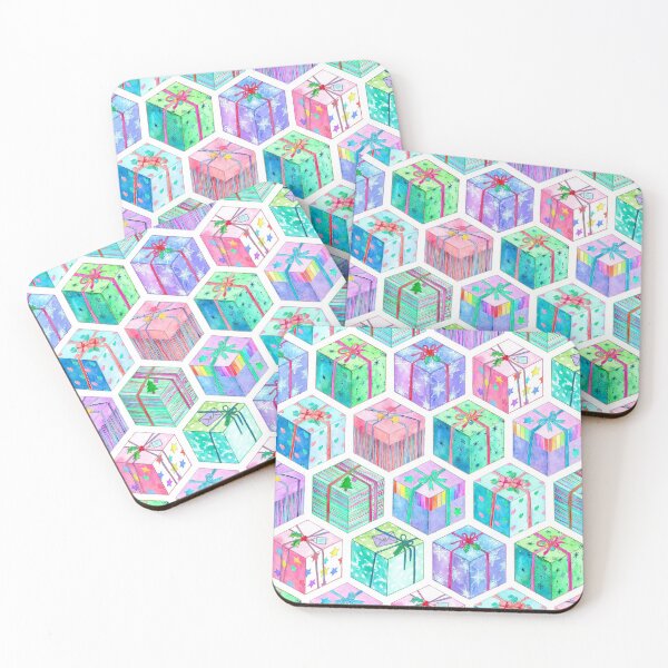 Item preview, Christmas Gift Hexagons designed and sold by micklyn.