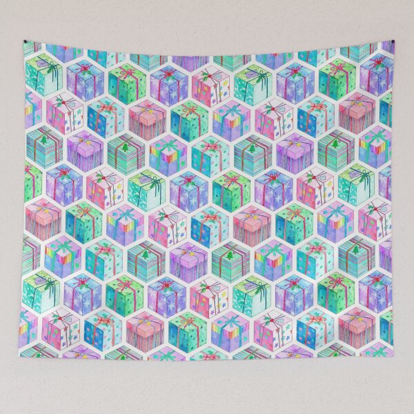 Item preview, Christmas Gift Hexagons designed and sold by micklyn.