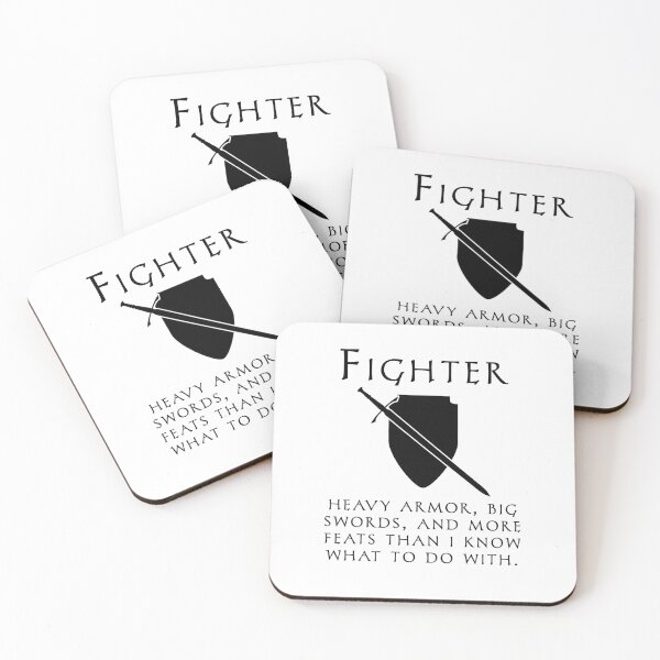 Item preview, Fighter| Roleplaying Class Schwag (Dark Color) designed and sold by cmaitken85.