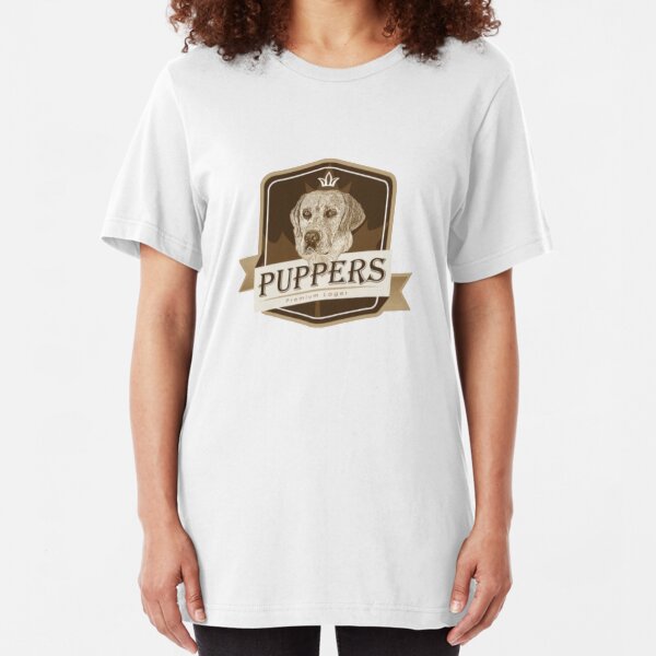 Puppers, Officially Wayne's favourite beer. Slim Fit T-Shirt