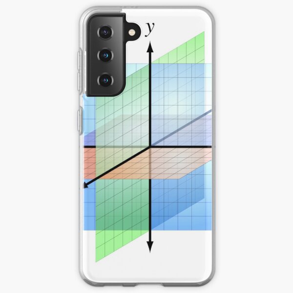 A right-handed three-dimensional Cartesian coordinate system used to indicate positions in space. Samsung Galaxy Soft Case