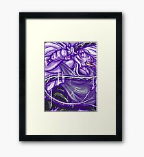 Painted Amethyst Framed Print
