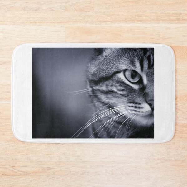 Item preview, Portrait of cat in black and white designed and sold by GemaIbarra.