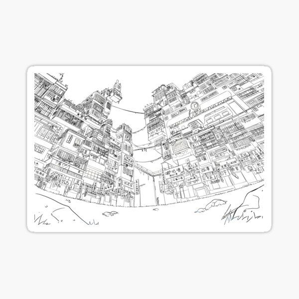 The Walled City Sticker